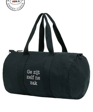 Duffle bag - Zwart - Ge zijt zelf ne zak