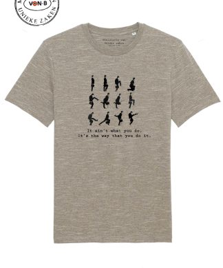 T-shirt unisex - Wooden heather - Cleese - OP=OP