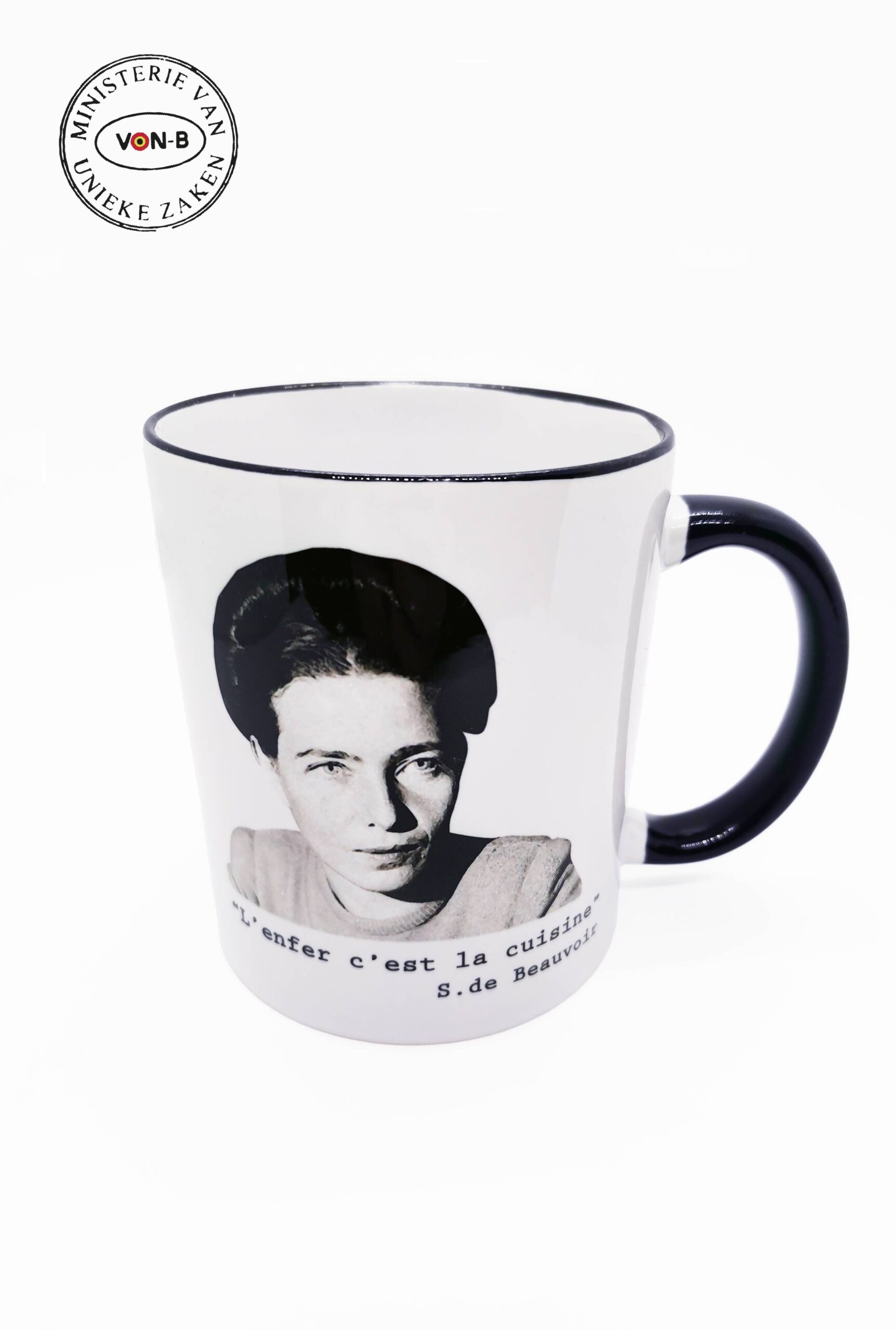 Mok - " l' Enfer c'est la cuisine " S. de Beauvoir - Deep in the grey