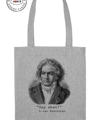 "Say what?" L. van Beethoven - Deep in the grey - Totebag