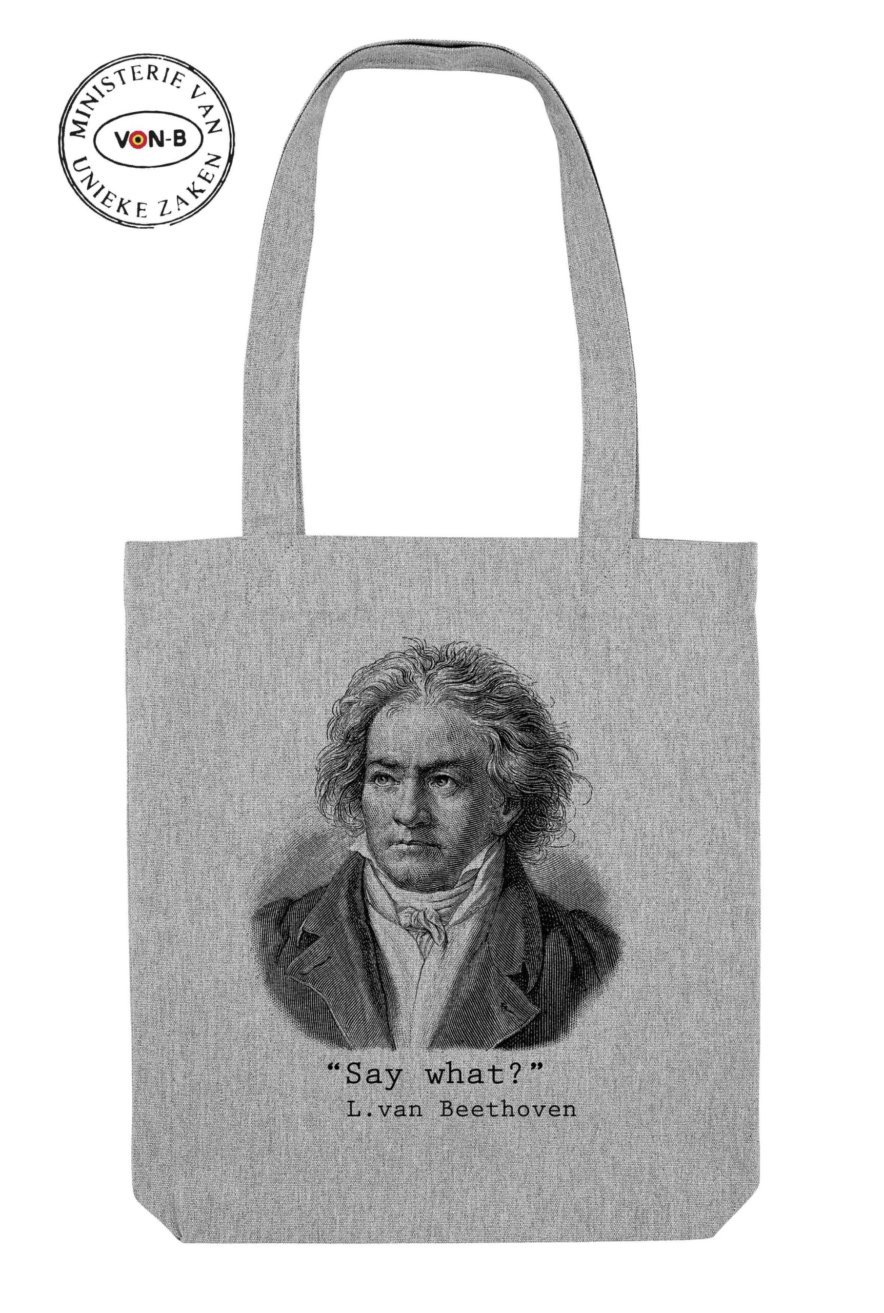 "Say what?" L. van Beethoven - Deep in the grey - Totebag