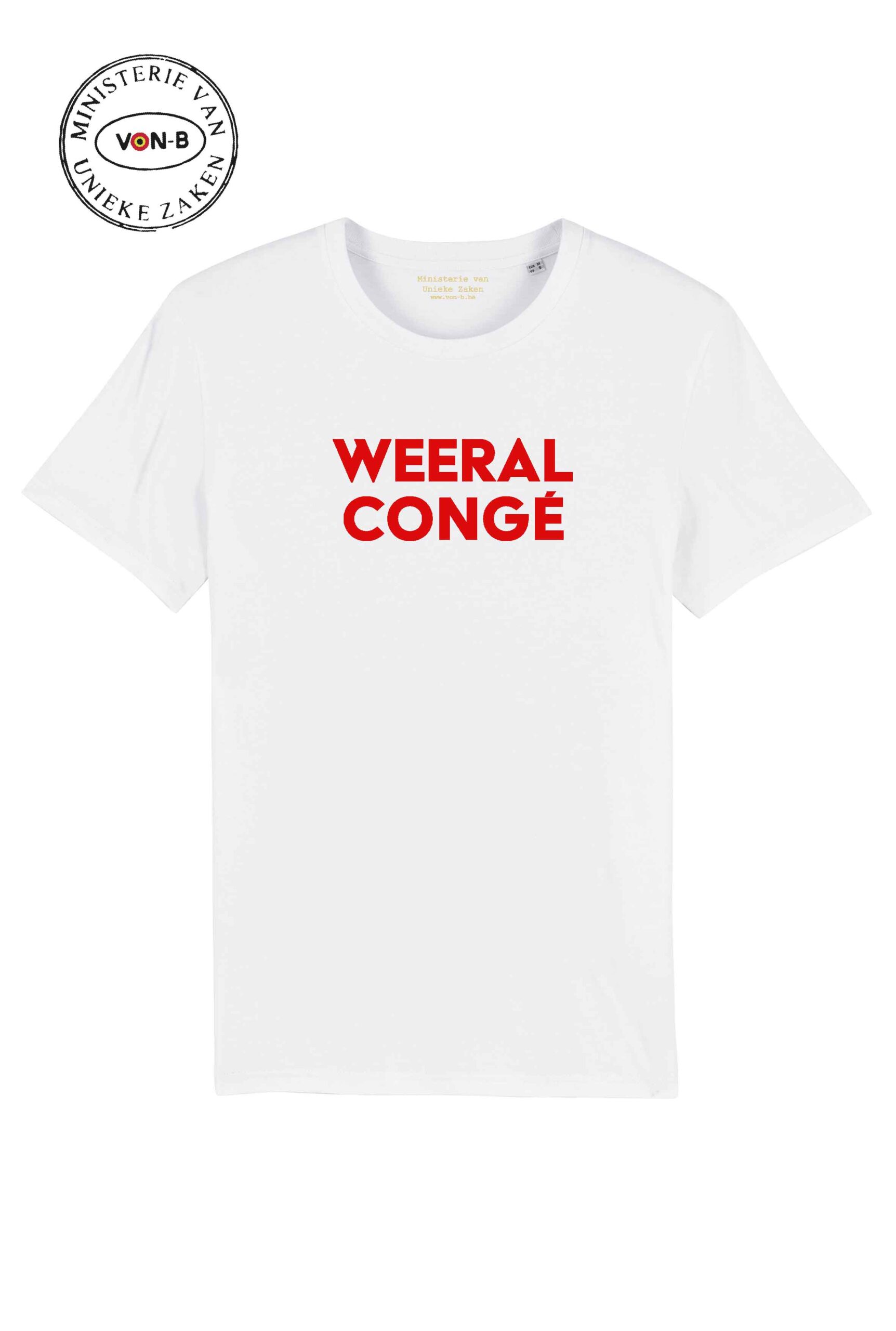 T-shirt unisex - Weeral congé - Afbeelding 2