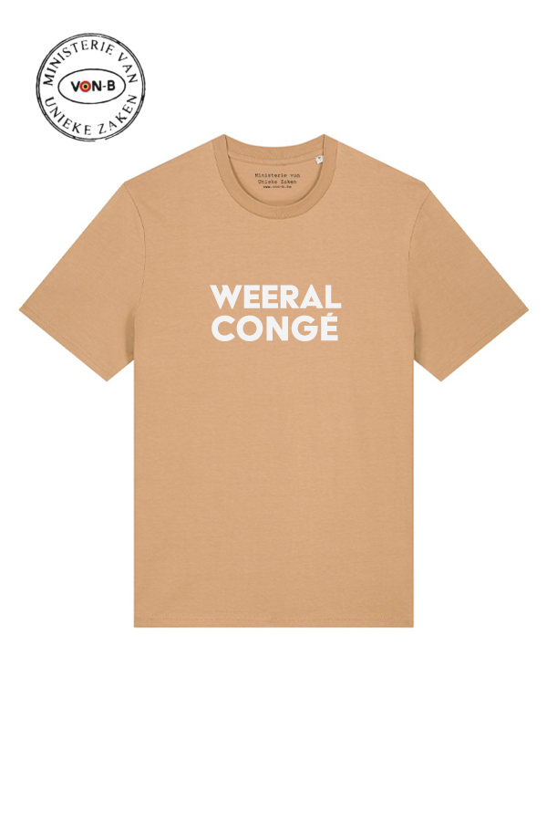 T-shirt unisex - Weeral congé - Afbeelding 3