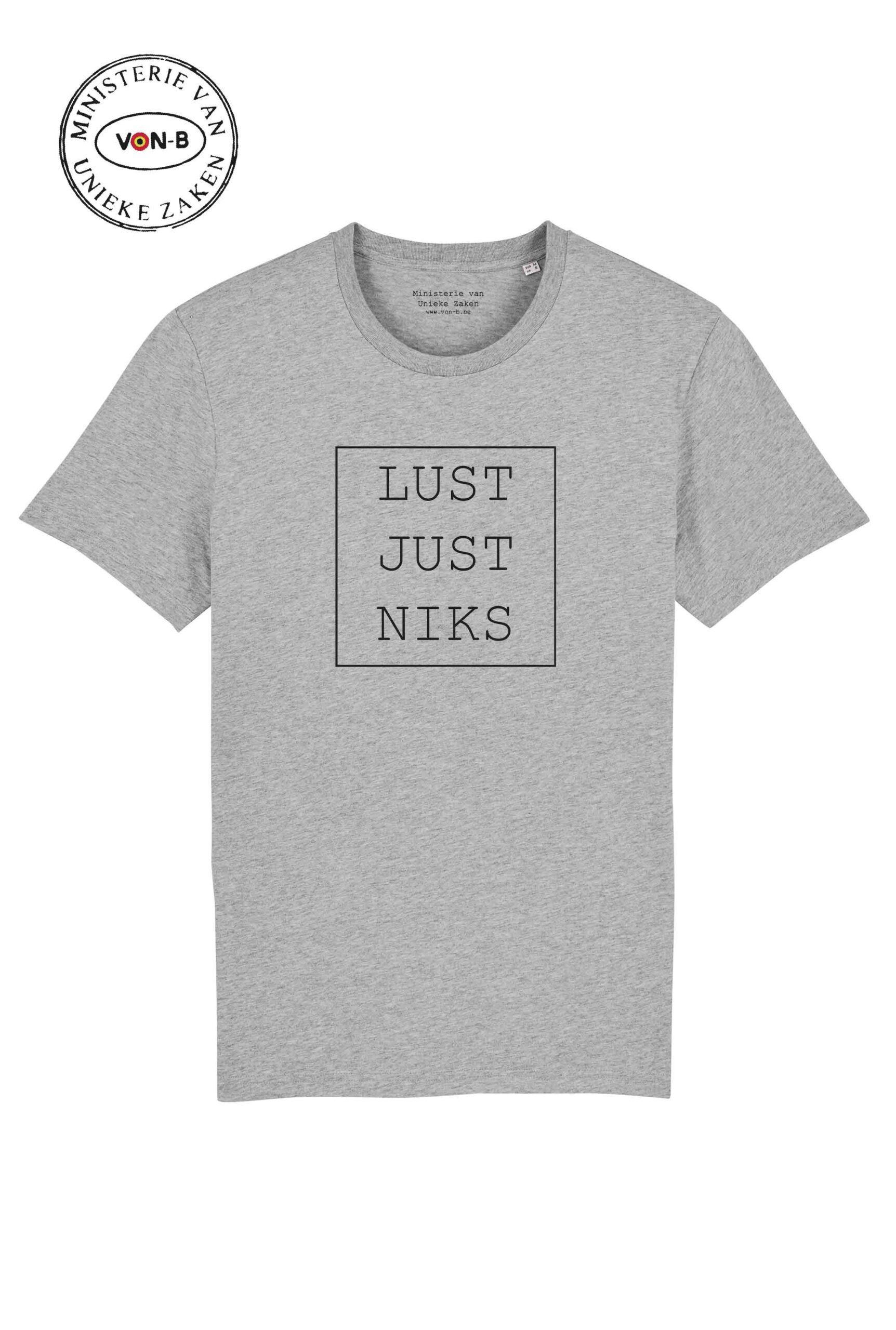 T-shirt unisex - Lust just niks - Afbeelding 3