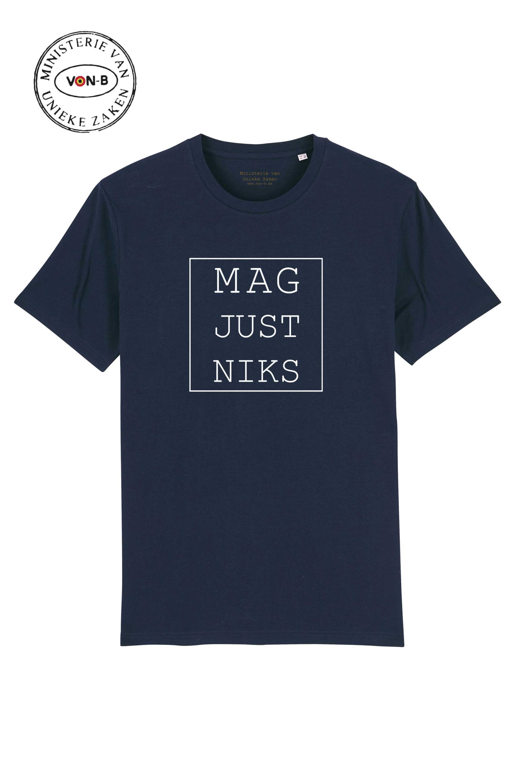 T-shirt unisex - Mag just niks - Afbeelding 4