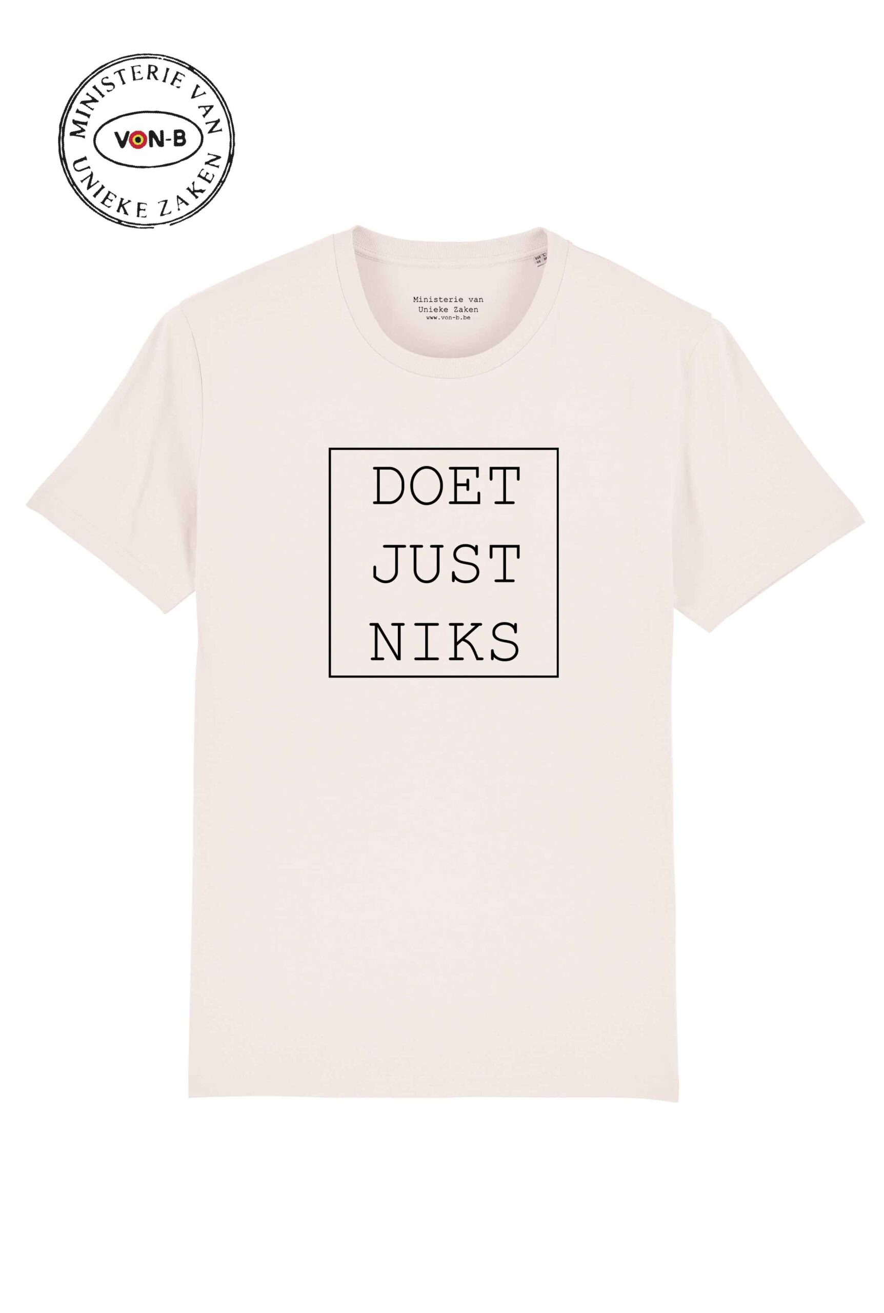 T-shirt unisex - Doet just niks - Afbeelding 3