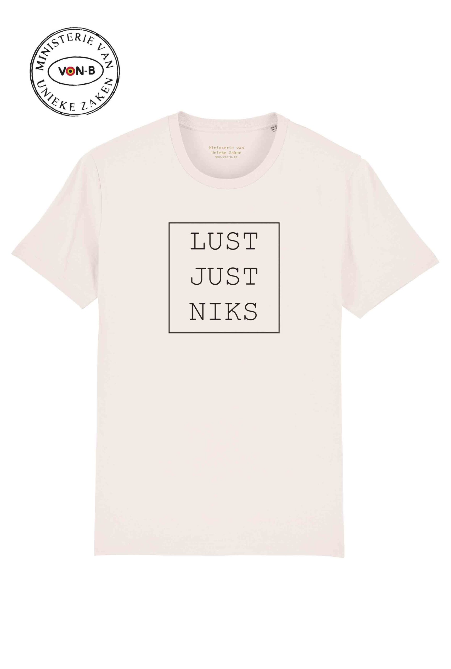 T-shirt unisex - Lust just niks - Afbeelding 4