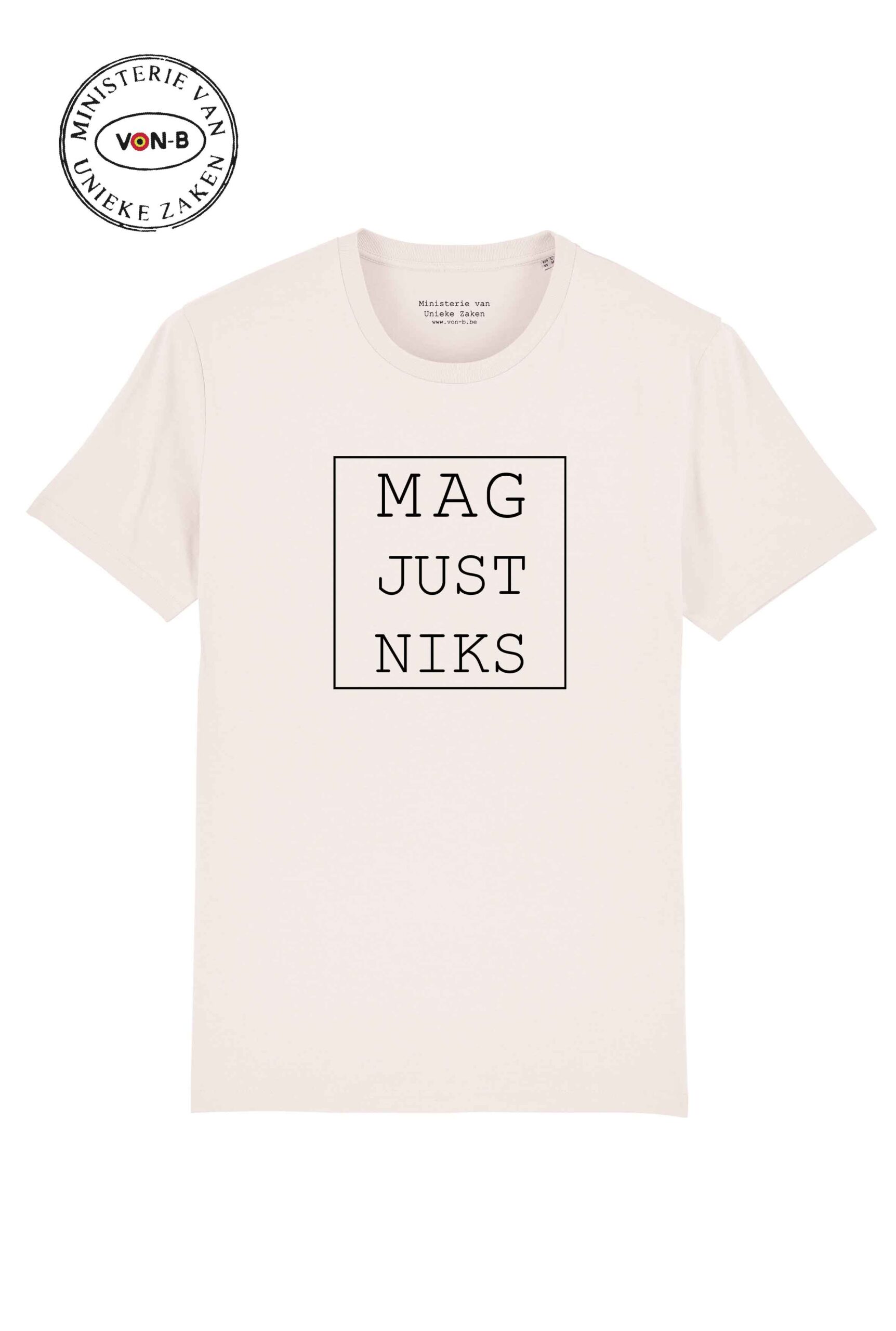 T-shirt unisex - Mag just niks - Afbeelding 5