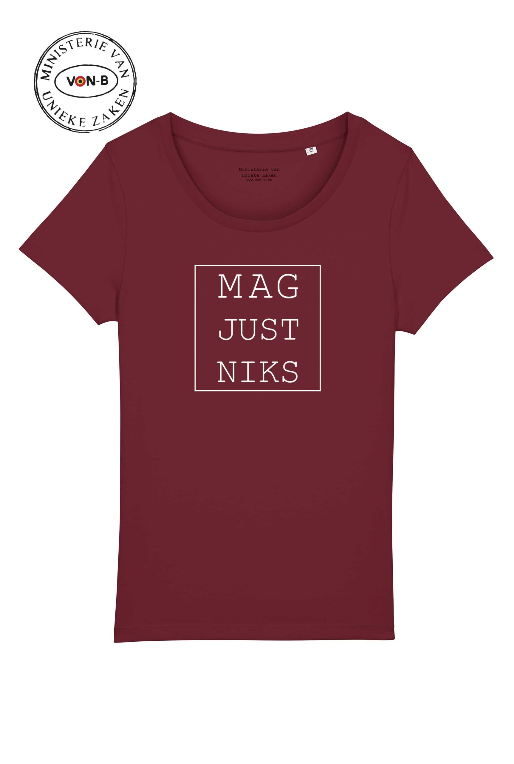 T-shirt vrouw - Mag just niks - Afbeelding 3