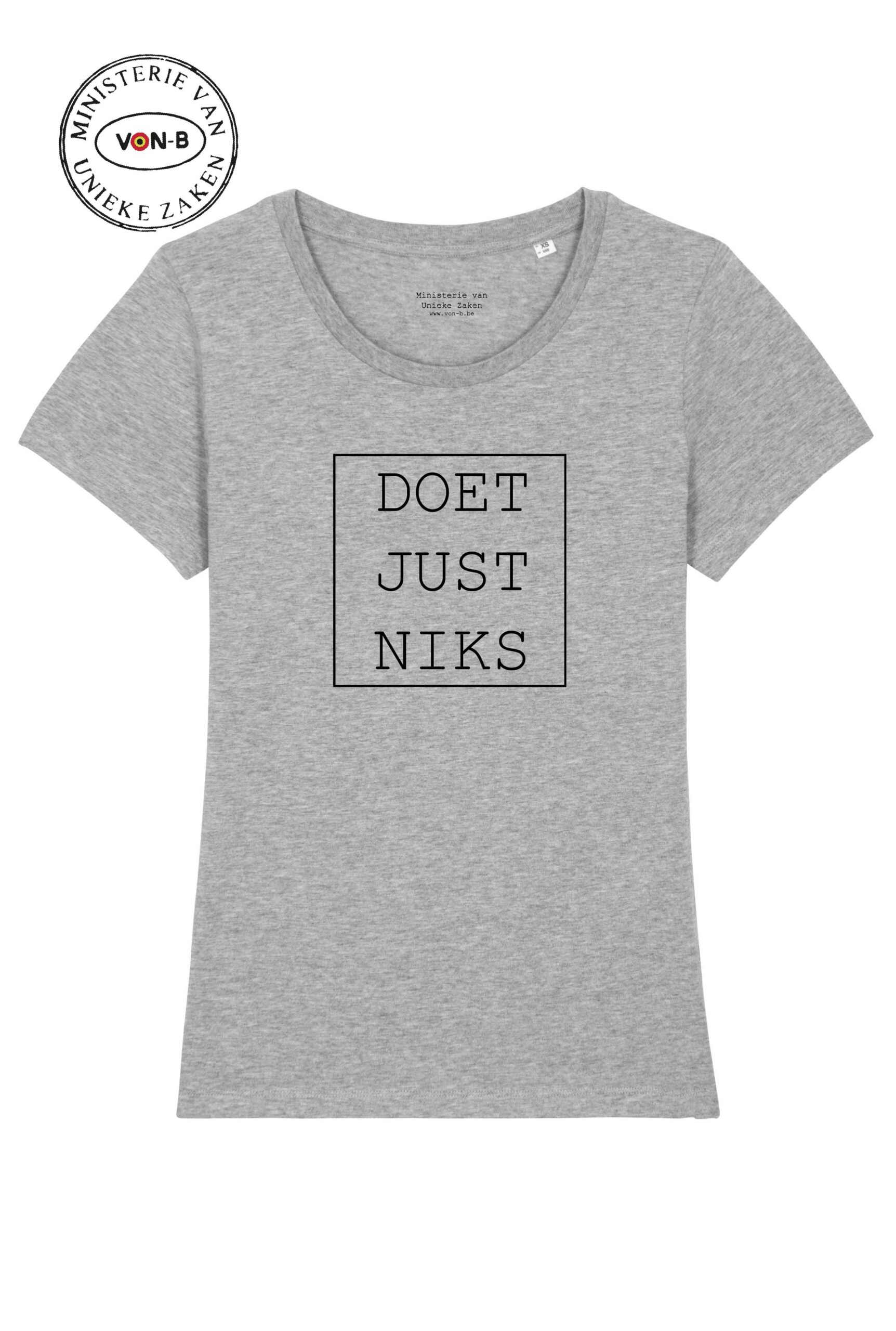 T-shirt vrouw - Doet just niks - Afbeelding 2