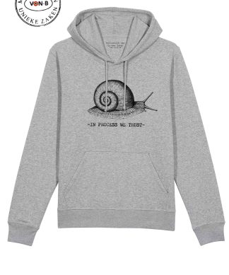 Hoodie unisex - Heather grey - In process we trust