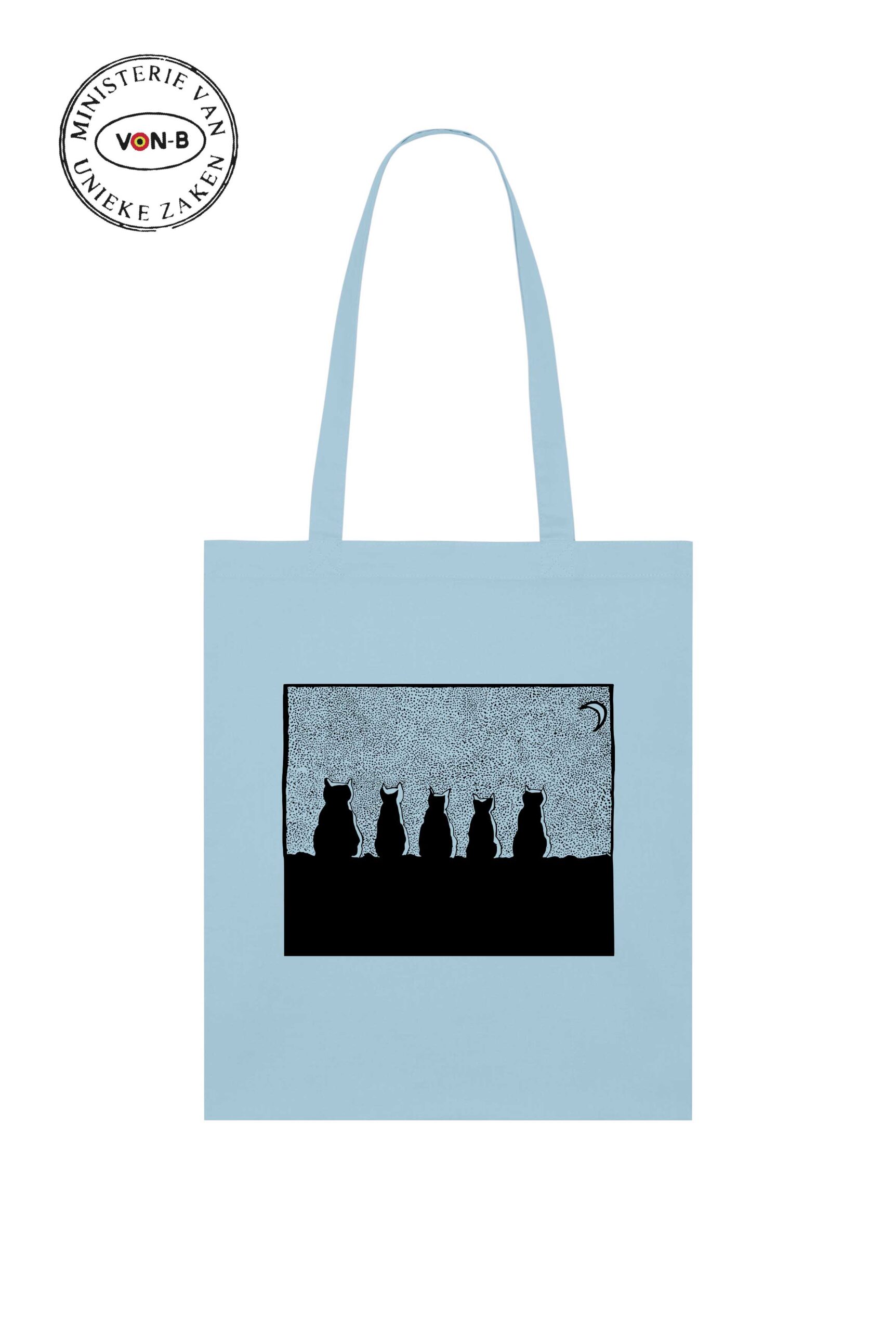 Tote bag - Cats by night - Afbeelding 2