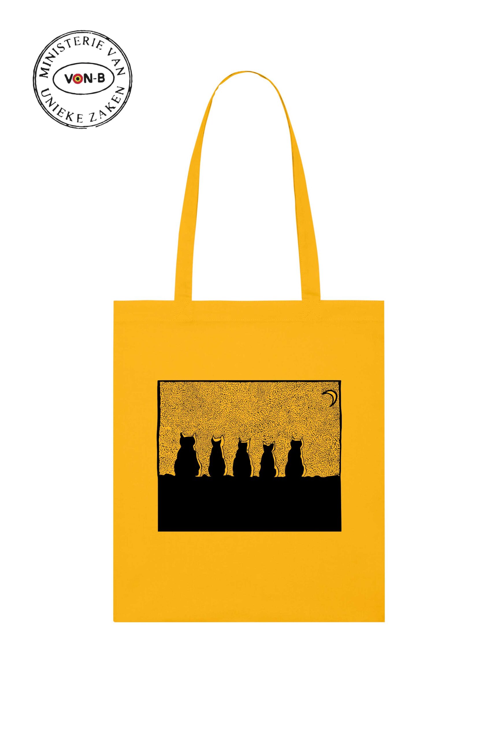 Tote bag - Cats by night - Afbeelding 4