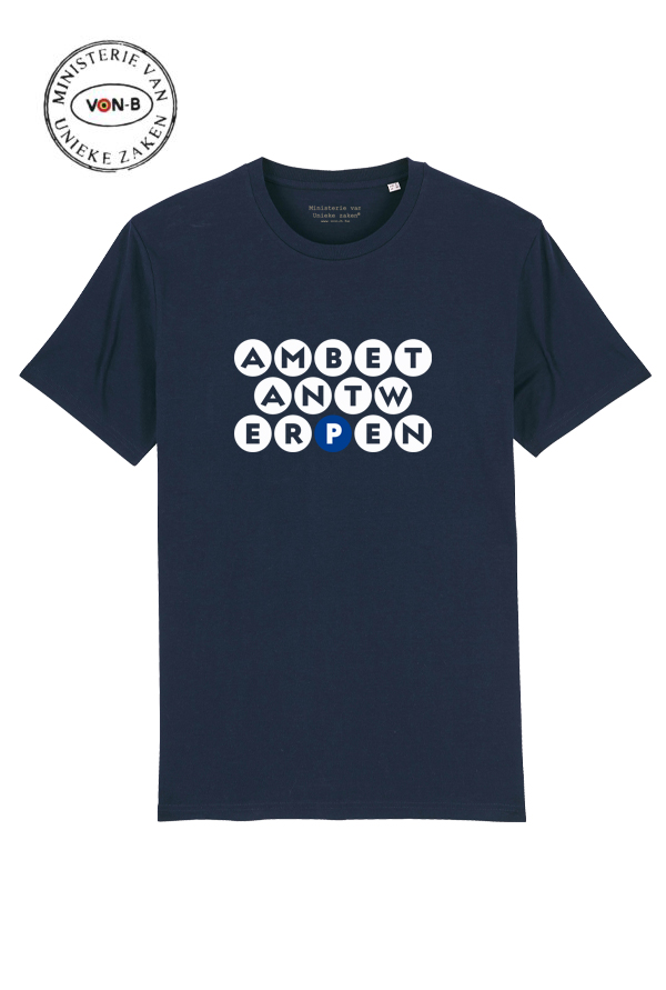 T-shirt unisex - Navy - Ambetantwerpen