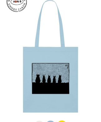 Tote bag - Cats by night