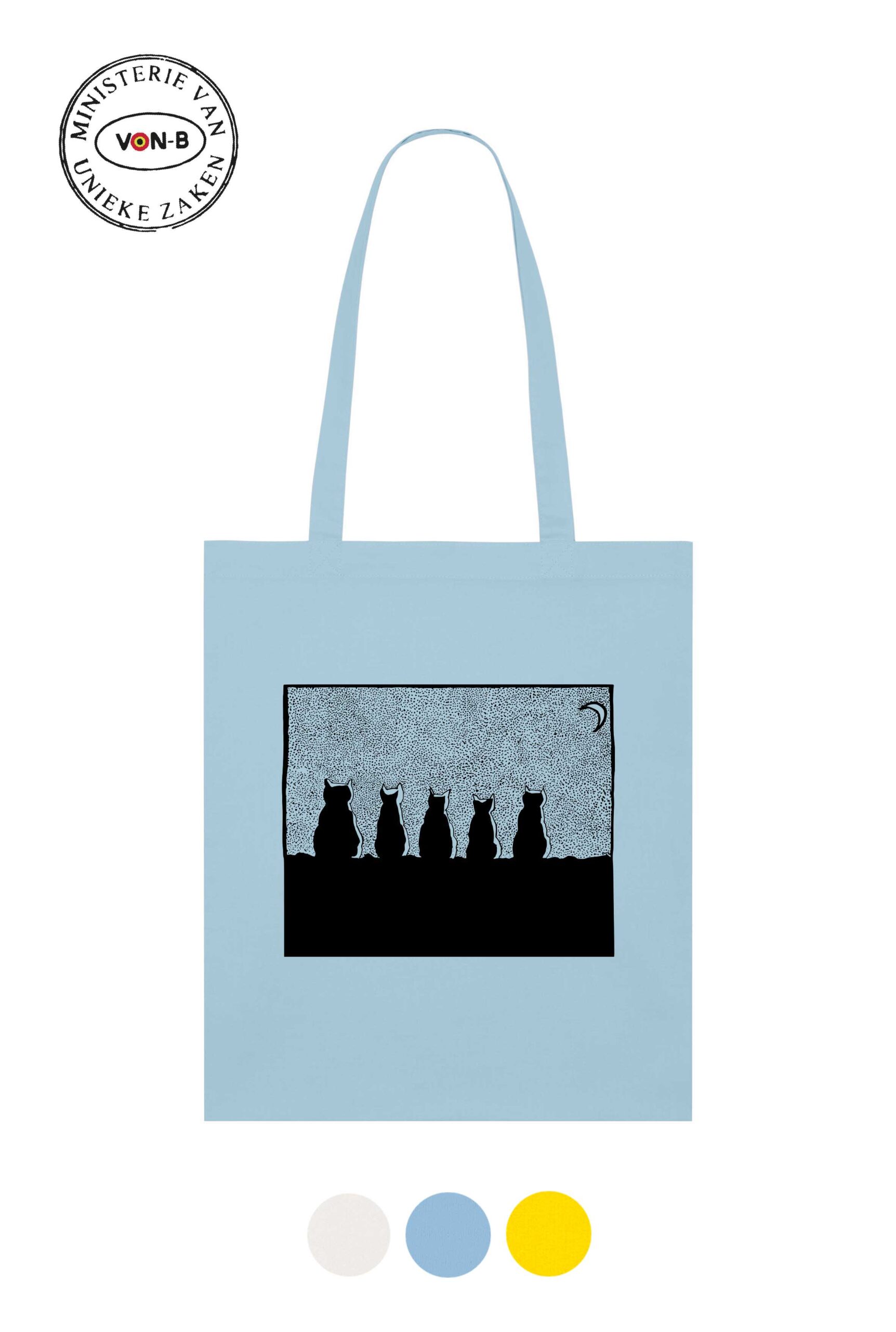 Tote bag - Cats by night