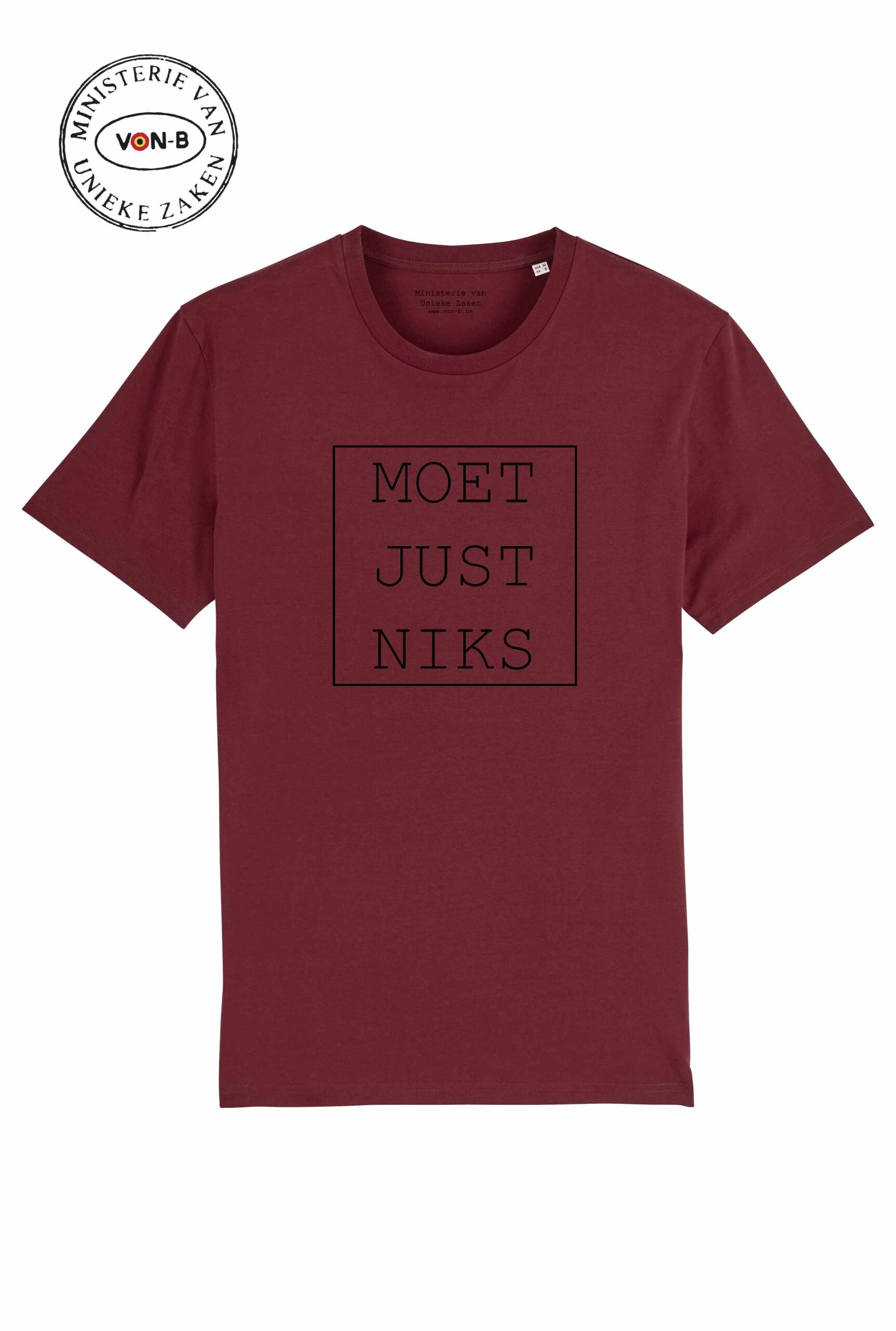 T-shirt unisex - Moet just niks - Afbeelding 3