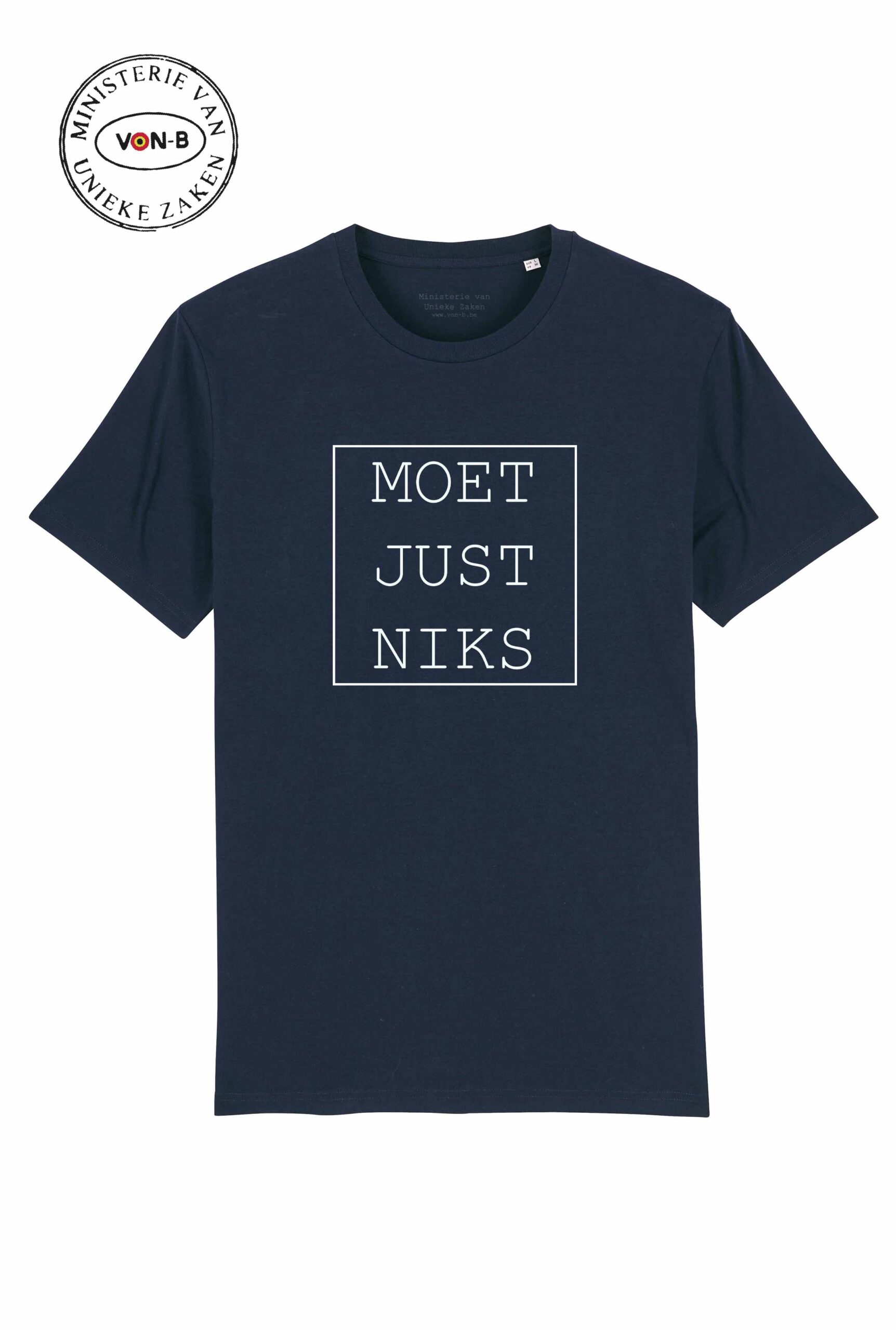 T-shirt unisex - Moet just niks - Afbeelding 2