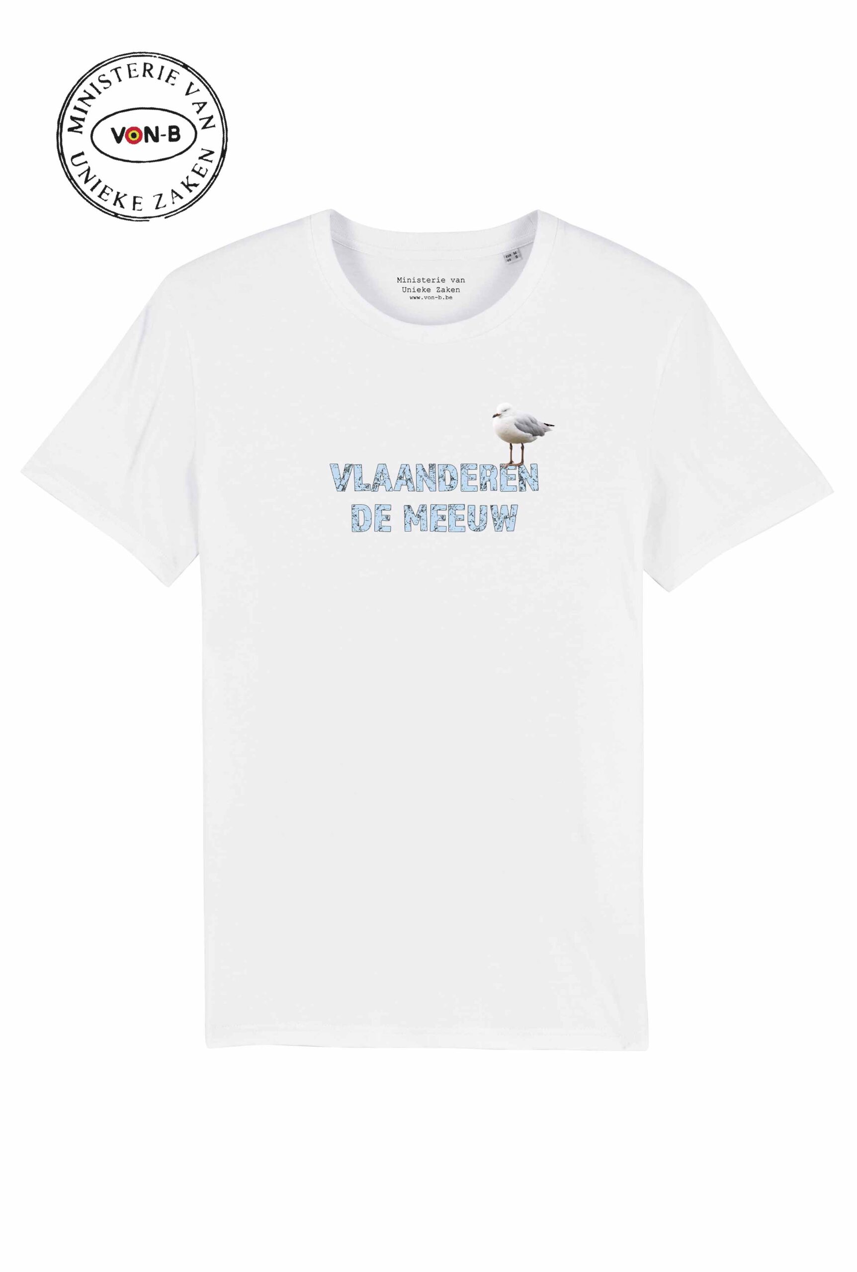 T-shirt unisex - Vlaanderen de meeuw - Afbeelding 3