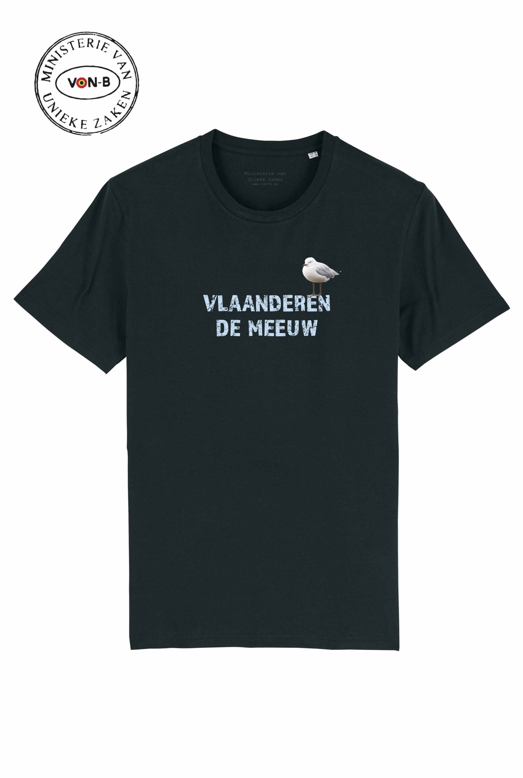 T-shirt unisex - Vlaanderen de meeuw - Afbeelding 2