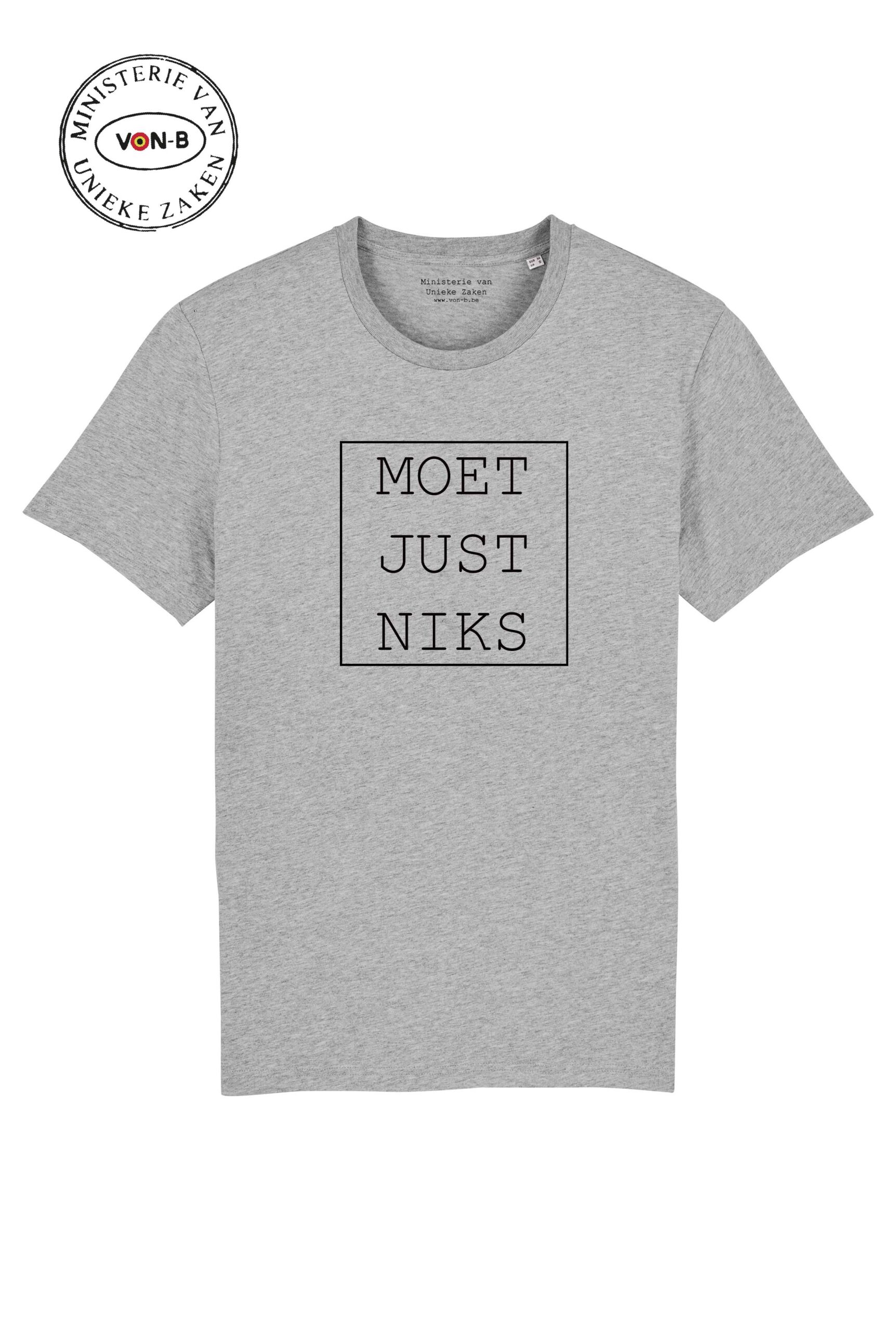 T-shirt unisex - Moet just niks - Afbeelding 6