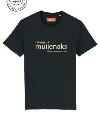 T-Shirt unisex - Zwart - Helegans muijenaks