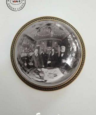 Permeke, Ensor & Antony, Spiegelbol - Broche