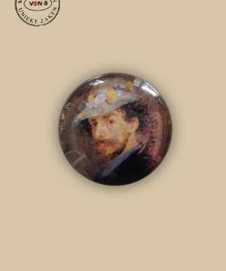 James Ensor, Zelfportret met bloemenhoed - Magneet