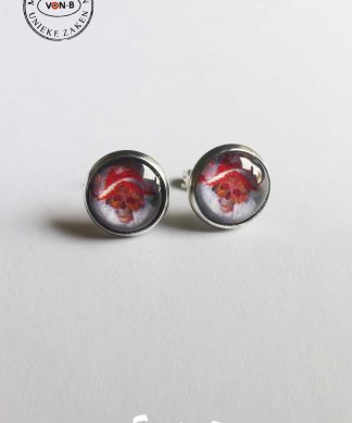 James Ensor, Masks Confronting Death - Oorbellen