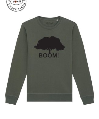 Sweater unisex - Kaki - Boom