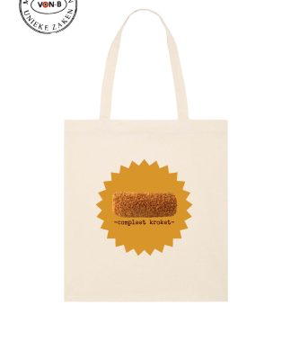 Tote bag - Natural raw - Compleet kroket