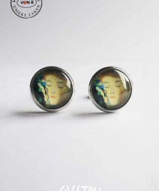 Gustav Klimt, De Kus - Oorbellen