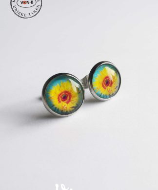 Vincent Van Gogh, Zonnebloem - Oorbellen