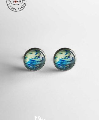 Vincent Van Gogh,  Klaprozenveld, Auvers-sur-Oise - Oorbellen