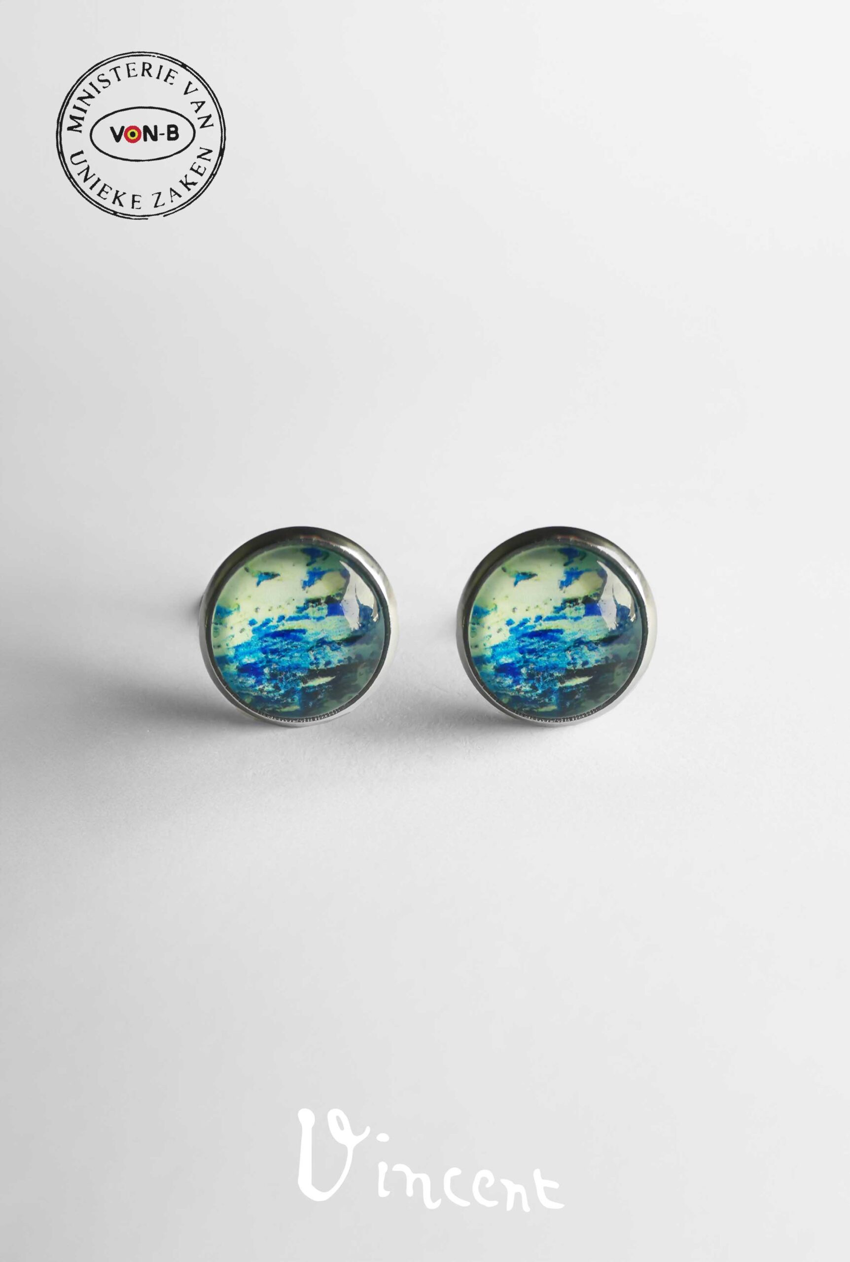 Vincent Van Gogh, Klaprozenveld, Auvers-sur-Oise - Oorbellen