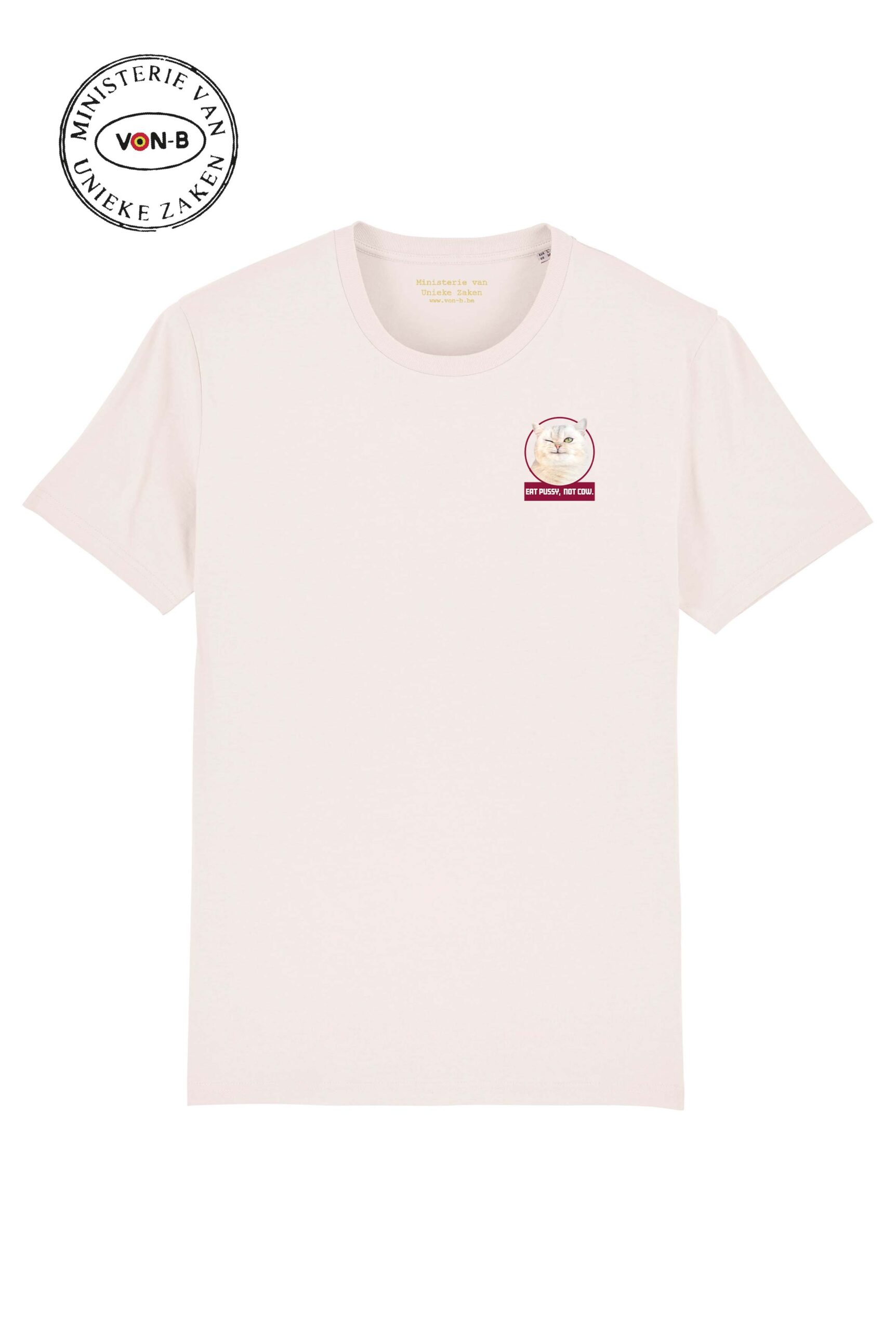 T-shirt unisex - Eat pussy, not cow (mini) - Afbeelding 3