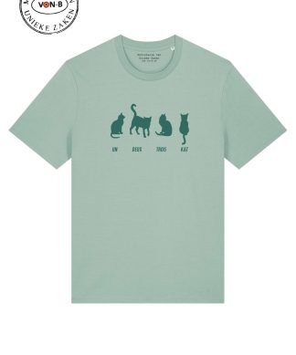 T-shirt unisex - Aloë - Un, deux, trois, kat