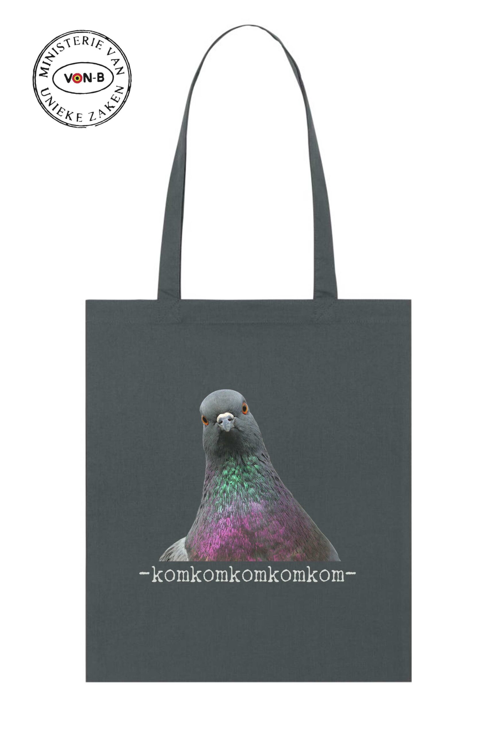 Tote bag - Antraciet - Duif