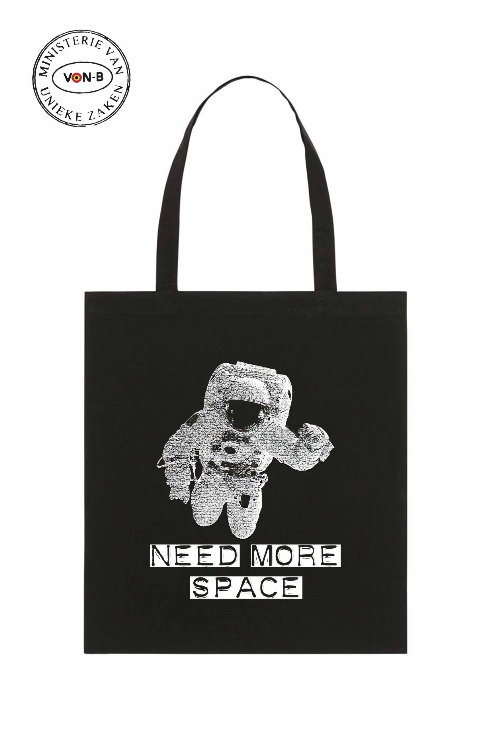 Tote bag - Zwart - Need more space