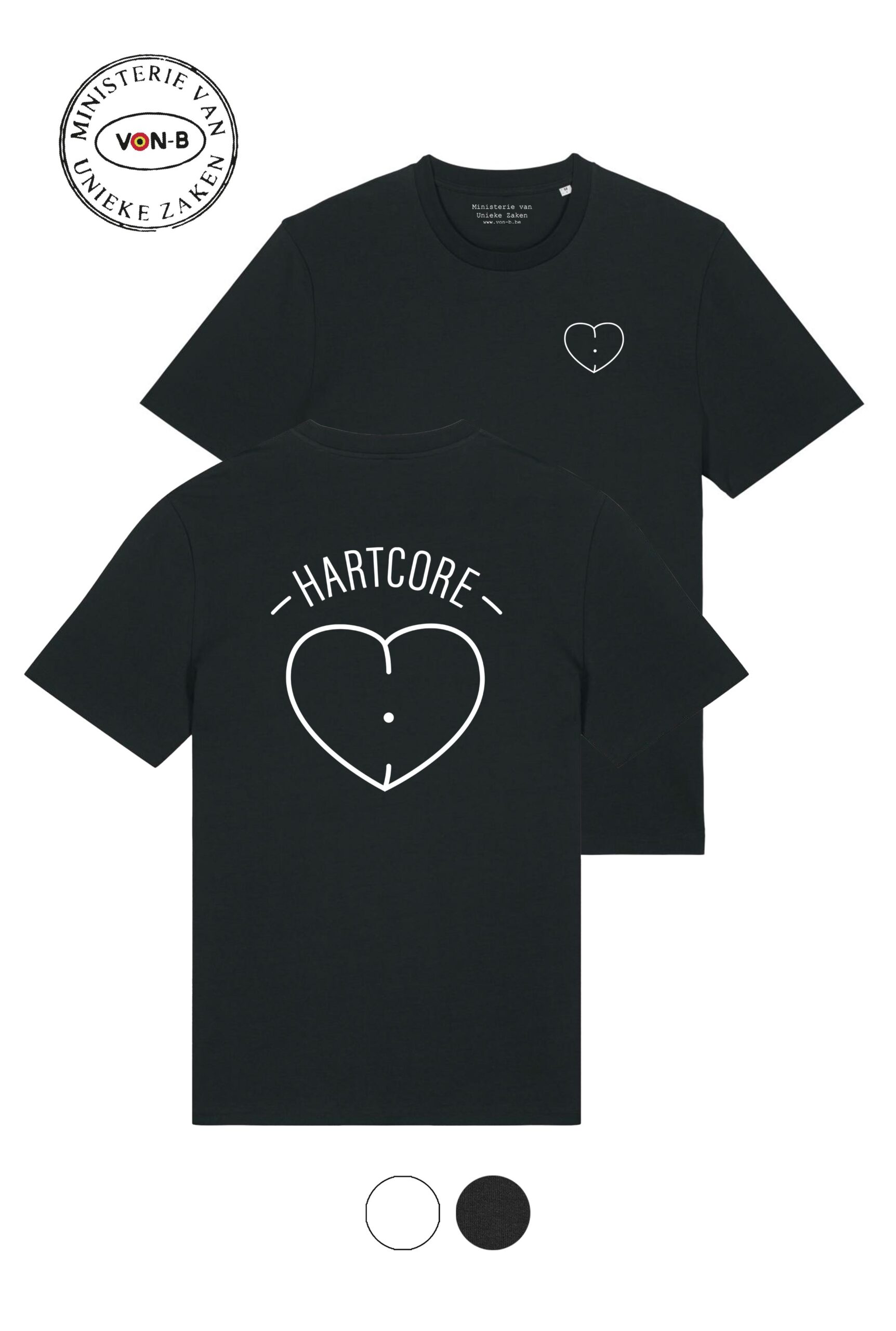 T-shirt unisex - Hartcore – by Jan De Schutter