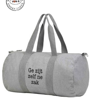 Duffle bag – Grijs – Ge zijt zelf ne zak OP=OP
