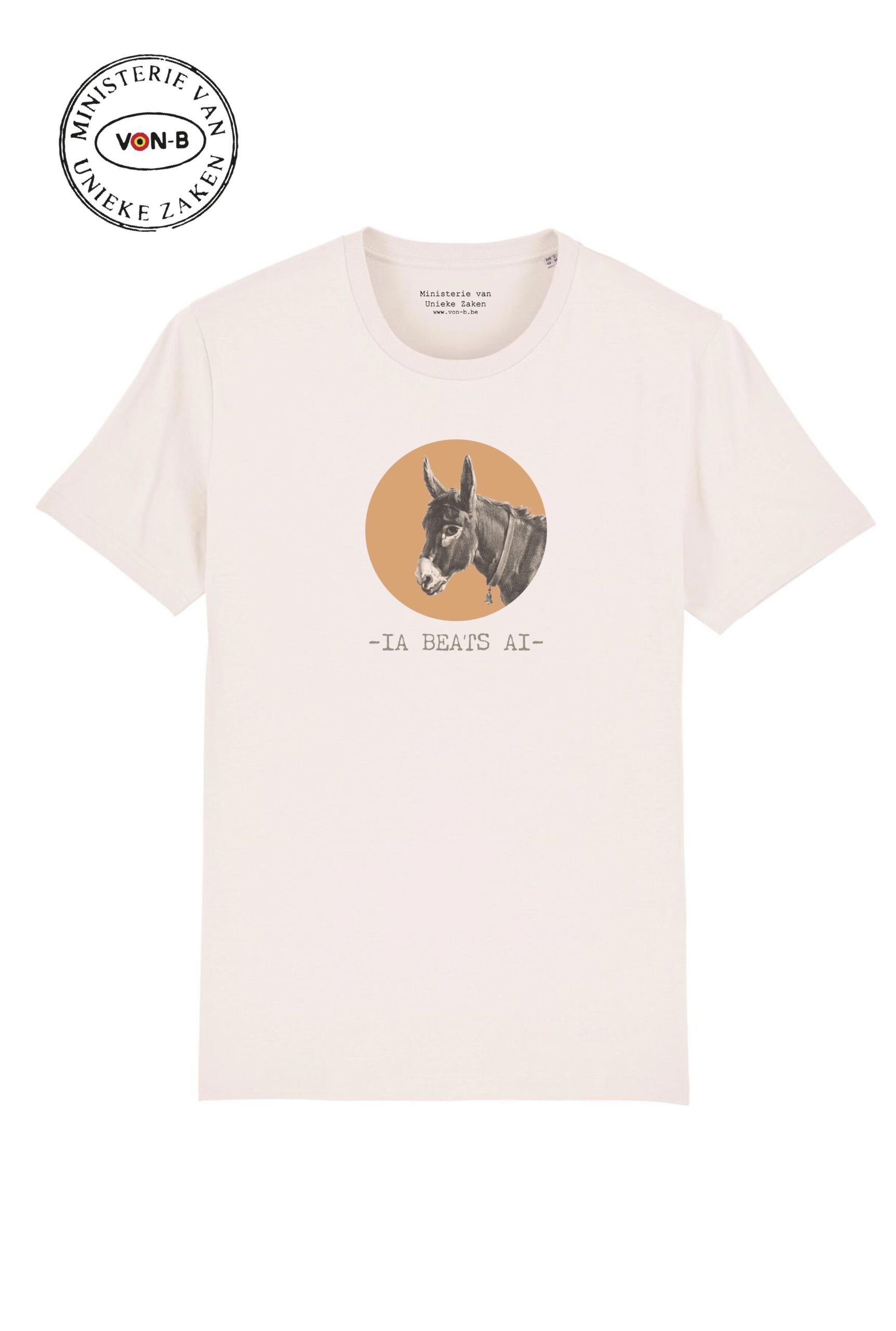 T-shirt unisex - Vintage white - Ia beats ai