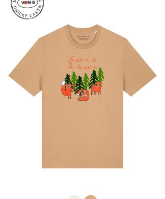T-shirt unisex - Vossen in de bossen