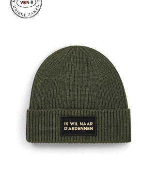 Muts - Kaki/zwart - Ik wil naar d'Ardennen