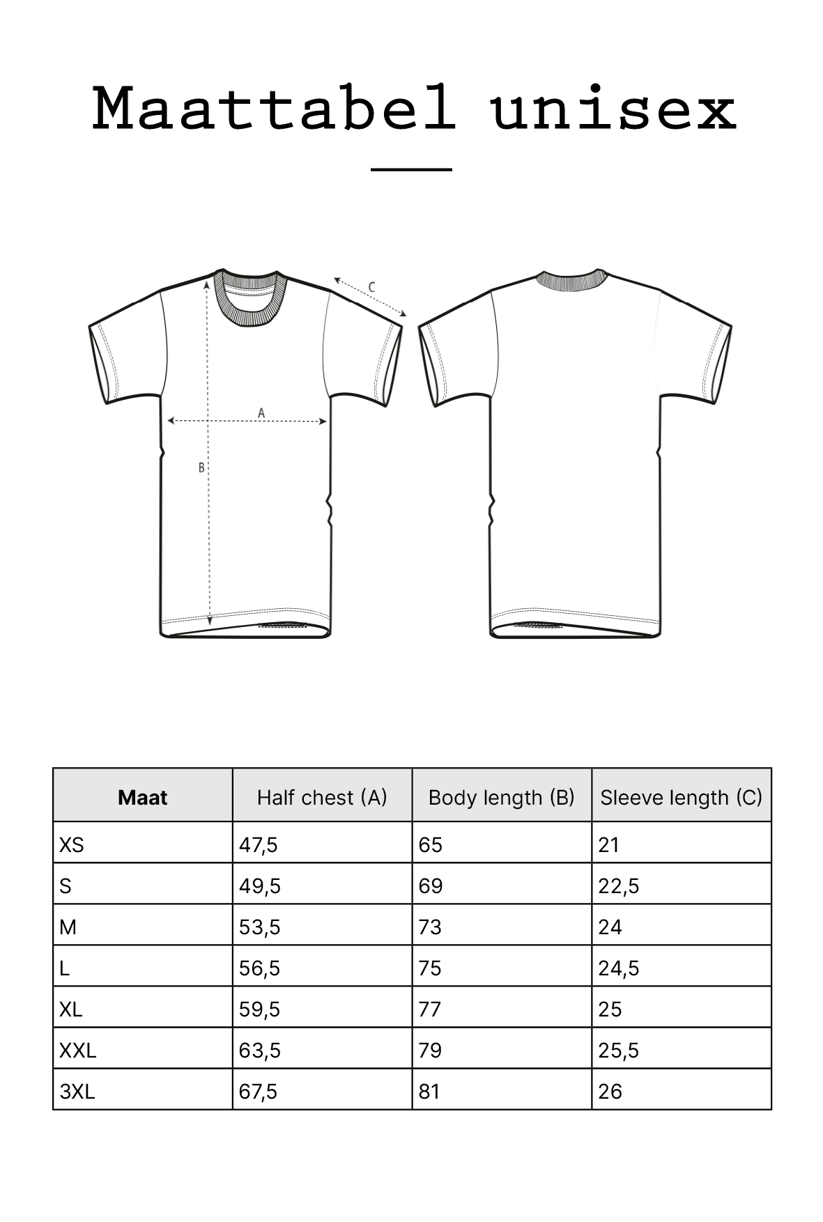 T-shirt unisex – Bernie - Afbeelding 3