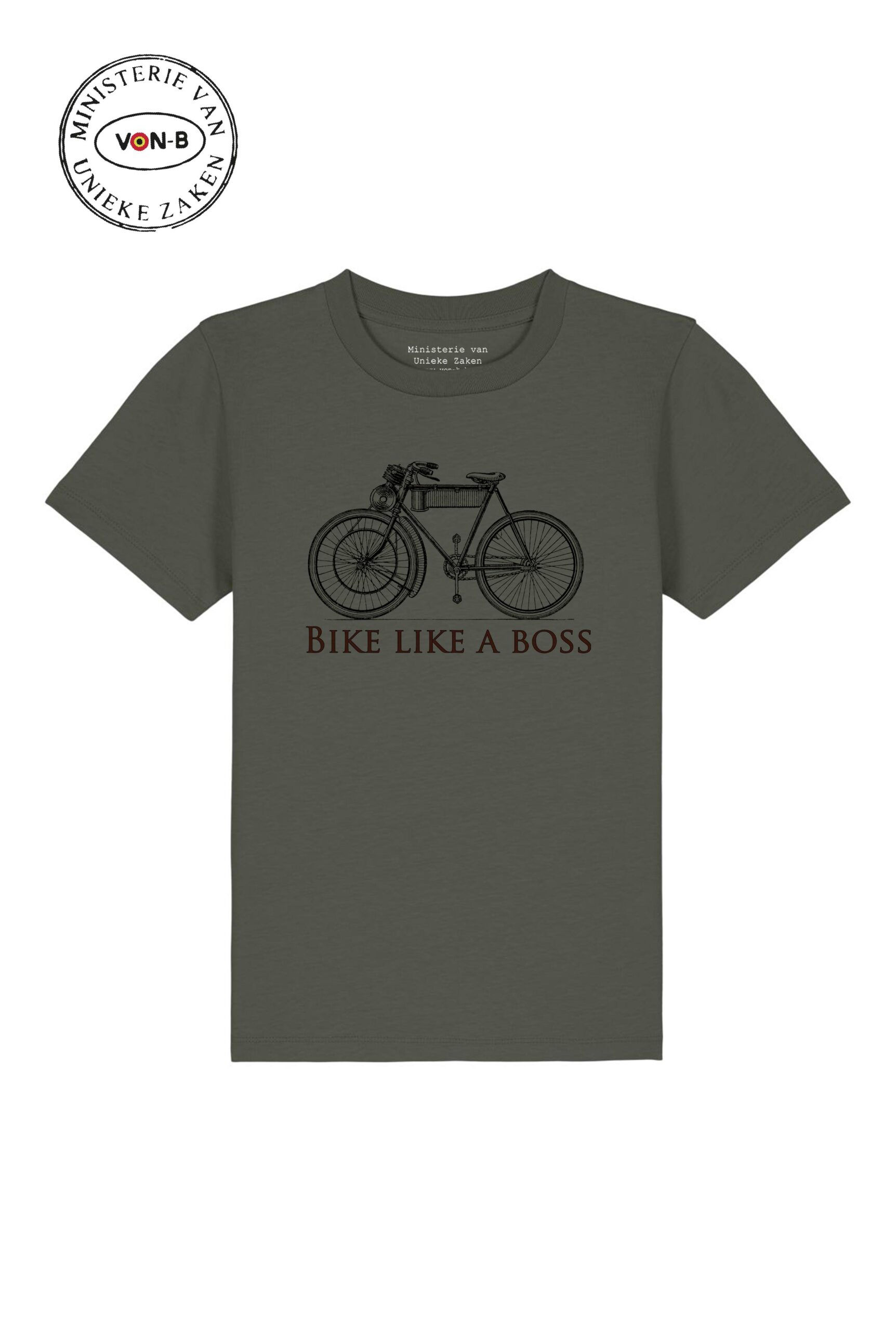 T-shirt kind - Kaki - Bike like a boss